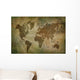 ancient world travel map Wall Mural