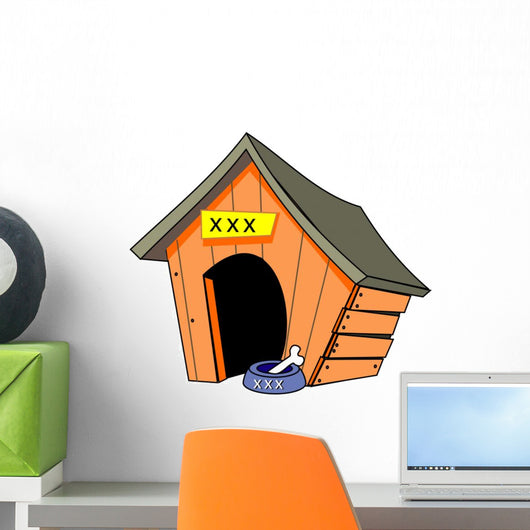 EMPTY DOG HOUSE Wall Decal