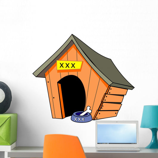 EMPTY DOG HOUSE Wall Decal