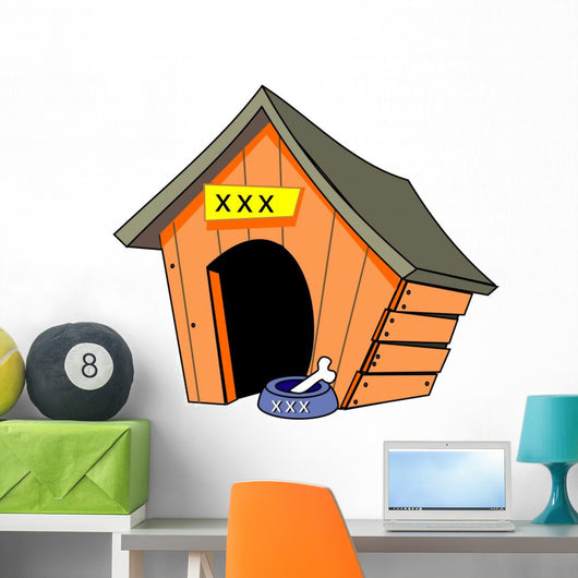 EMPTY DOG HOUSE Wall Decal