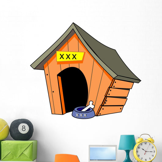 EMPTY DOG HOUSE Wall Decal