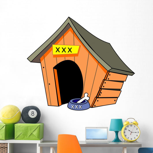 EMPTY DOG HOUSE Wall Decal