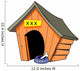 EMPTY DOG HOUSE Wall Decal