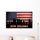 New Orleans City Wall Decal
