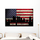New Orleans City Wall Decal