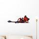 Red Frog Wall Decal