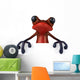Red Frog Wall Decal
