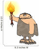 Caveman With A Torch Wall Mural