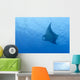 Manta Deep Blue Sea Wall Mural