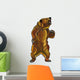 Angry Grizzly Bear Wall Decal