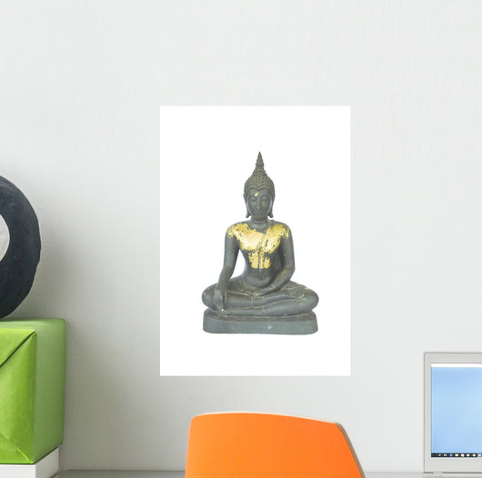 Ancient Buddha Statue White