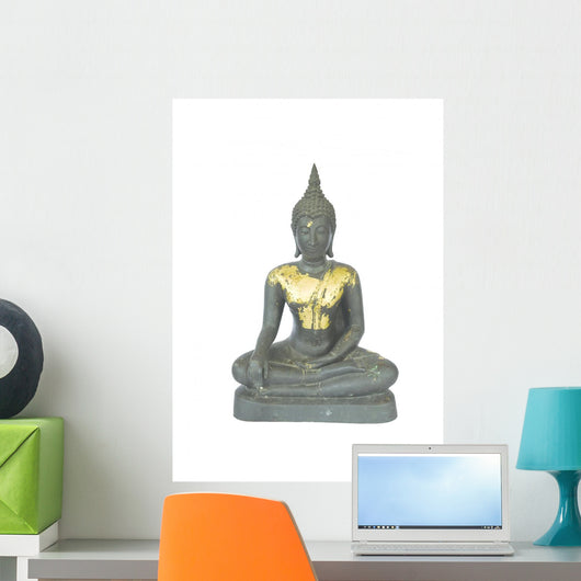 Ancient Buddha Statue White