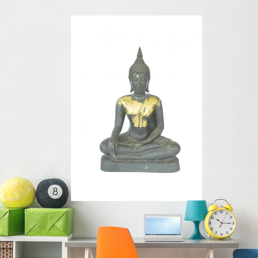 Ancient Buddha Statue White