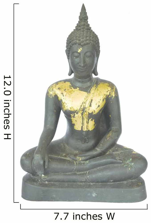 Ancient Buddha Statue White