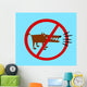 Dog Barking Prohibited Sign Wall Mural