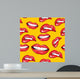 Lips seamless pattern Wall Mural