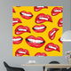 Lips seamless pattern Wall Mural