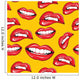 Lips seamless pattern Wall Mural