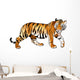 Orange Cartoon Tiger Wall Decal