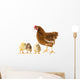Chickens and Hen Wall Decal