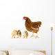 Chickens and Hen Wall Decal