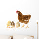 Chickens and Hen Wall Decal