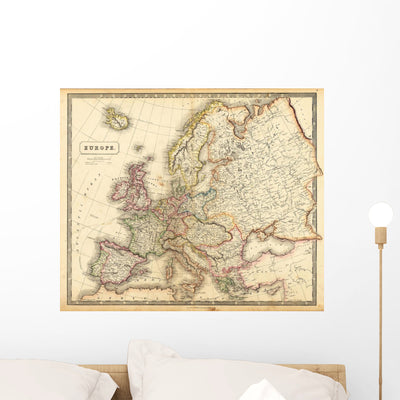 Europe Vintage shown on a wall