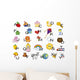 Alphabet Wall Decal Sticker Set