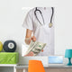 Doctor Takes Money From Patient Wall Decal