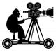 Camera man, vector illustration Wall Decal