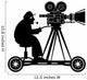 Camera man, vector illustration Wall Decal