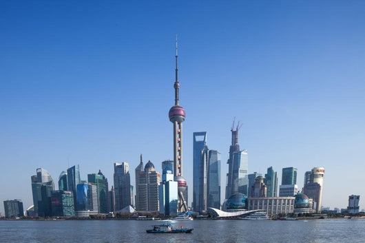 Shanghai TV tower  and Lujiazui, Landmark Wall Mural