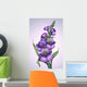 creative fantasy violet flower illustration Wall Mural