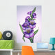 creative fantasy violet flower illustration Wall Mural