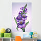 creative fantasy violet flower illustration Wall Mural