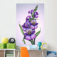 creative fantasy violet flower illustration Wall Mural