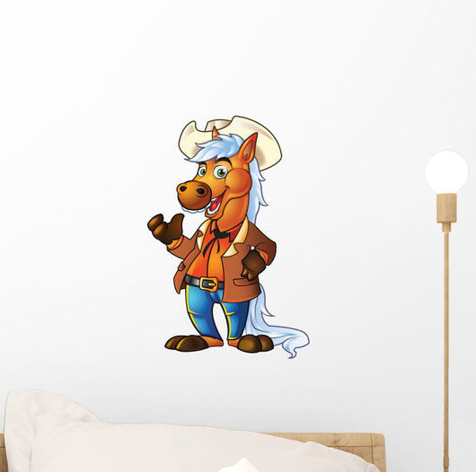 Pony Cowboy Wall Decal