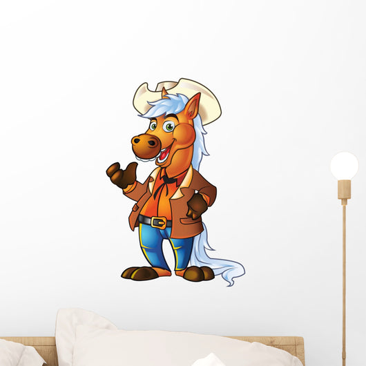 Pony Cowboy Wall Decal