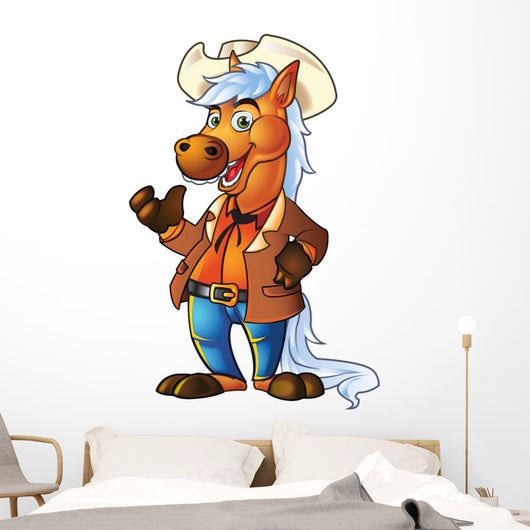 Pony Cowboy Wall Decal