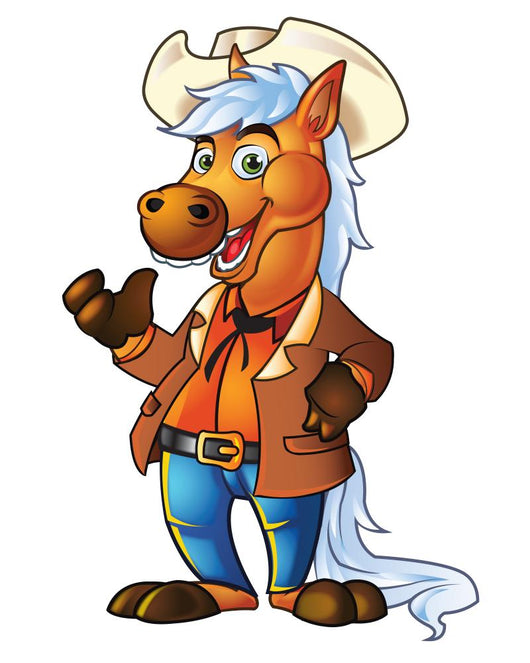 Pony Cowboy Wall Decal