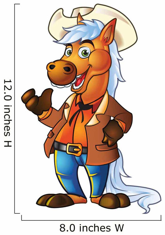 Pony Cowboy Wall Decal