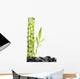 Still Life with Bamboo Grove on Pebble Wall Decal