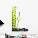 Still Life with Bamboo Grove on Pebble Wall Decal