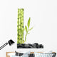 Still Life with Bamboo Grove on Pebble Wall Decal