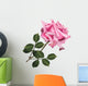 single pink rose Wall Decal