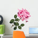 single pink rose Wall Decal