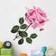 single pink rose Wall Decal