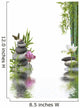 Zen Bamboo Lotus Wall Decal