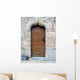 Old Medieval Wooden Door Wall Mural