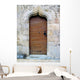 Old Medieval Wooden Door Wall Mural